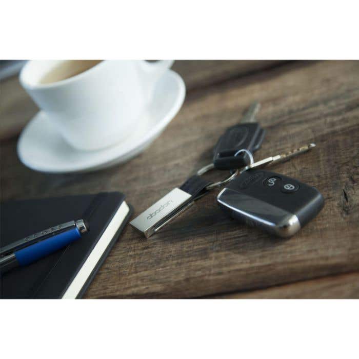 Porte-clés Palmer | Métal | Aspect cuir PU