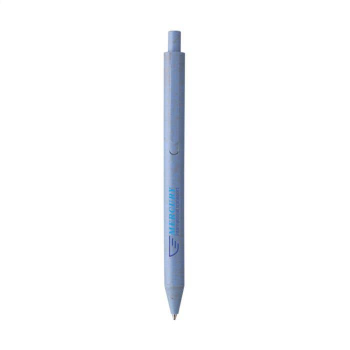 Stylo à bille | Paille de blé | Encre bleue