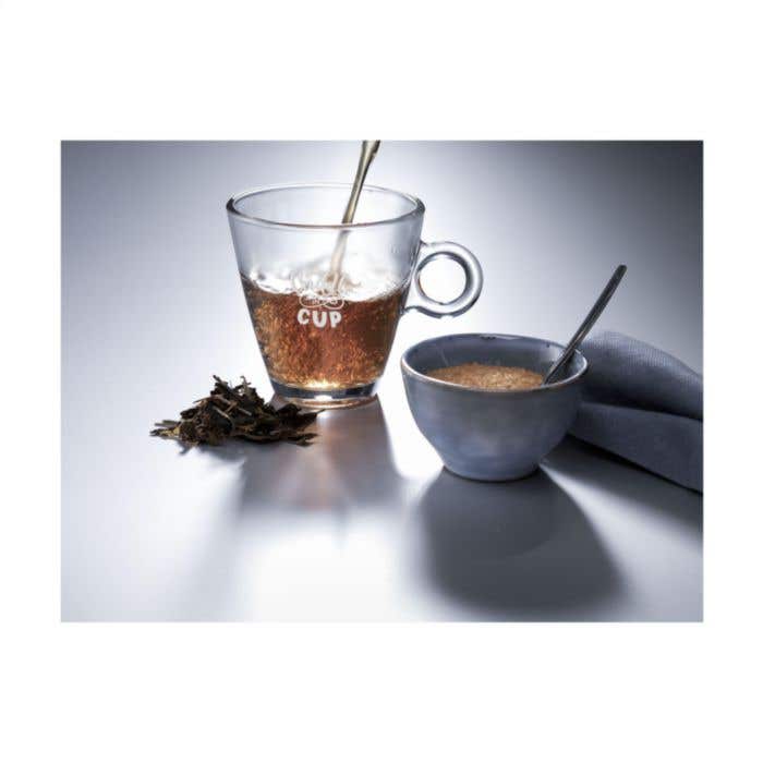 Verre à thé | Verre trempé | 320 ml | Anse ronde