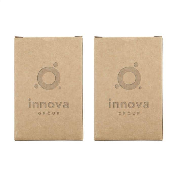 Cartes à jouer | Recyclé | Double jeu | Boîte en bois