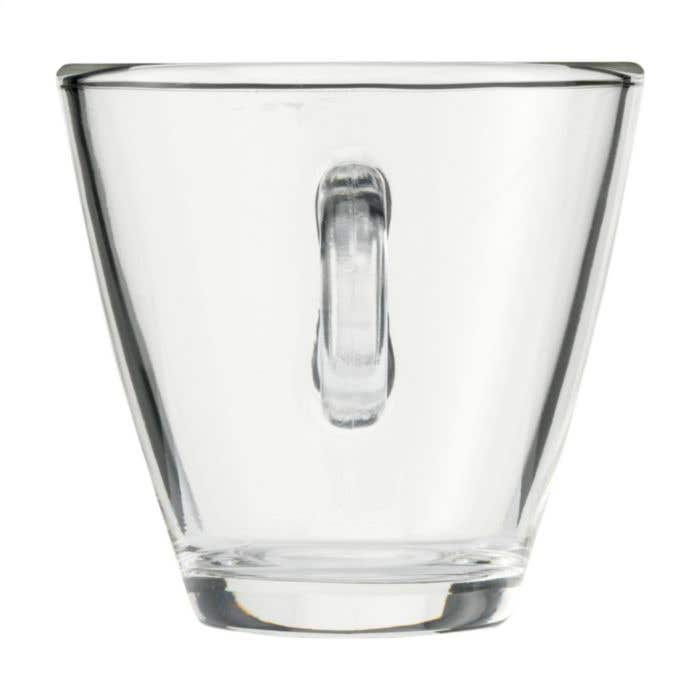 Verre à café | Verre trempé | 230 ml | Anse ronde