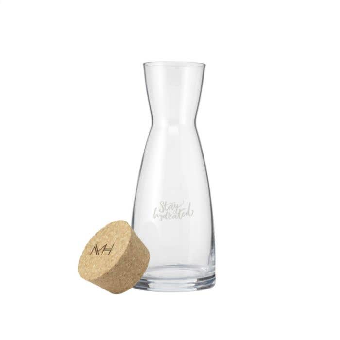Carafe | Verre | Bouchon en liège | 1 l