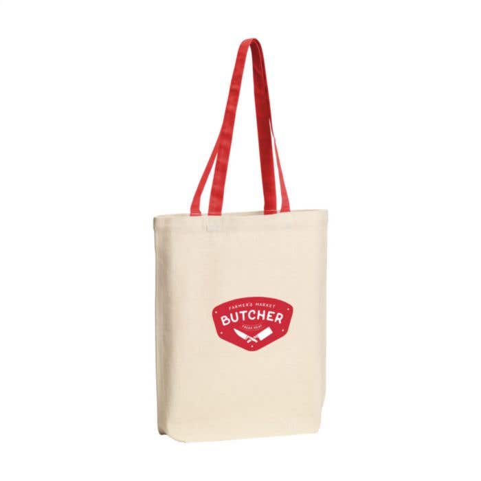Shoppertas | Canvas | 12 l | Gekleurde hengsels