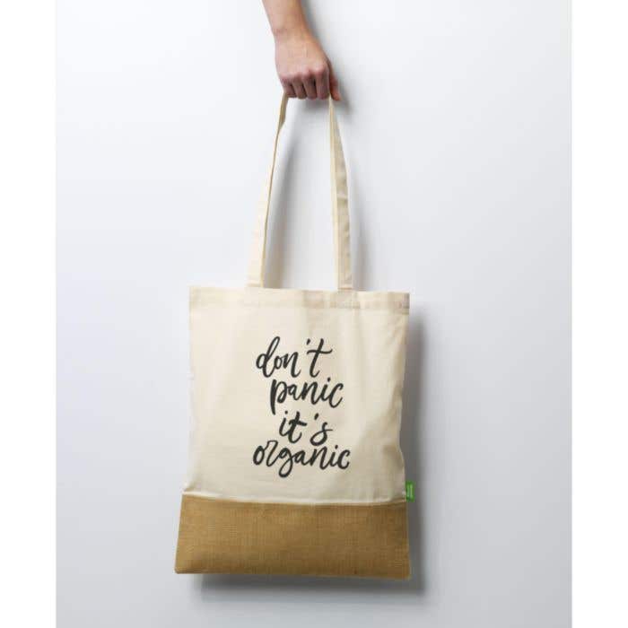 Shopper | Coton biologique et jute | 8 l
