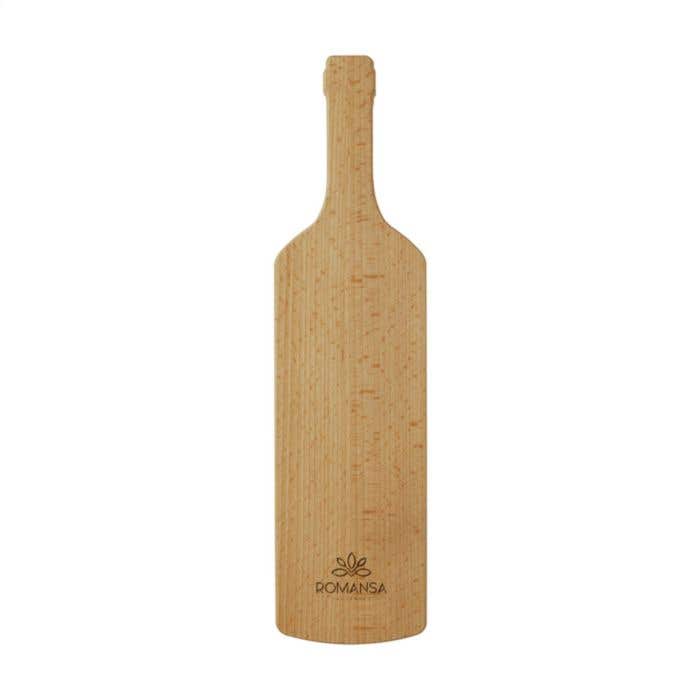 Planche à servir | Bois | Forme de bouteille