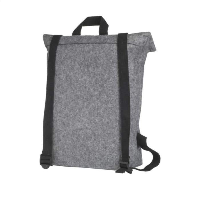 Rugzak | Gerecycled vilt | 15 l | Roll-top
