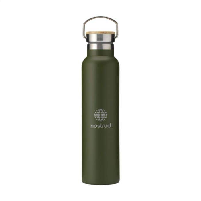 Gourde | Acier inoxydable recyclé | 750 ml | Bouchon en bambou
