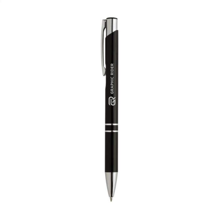 Stylo à bille Ebony Shiny | Aluminium | Brillant métallique