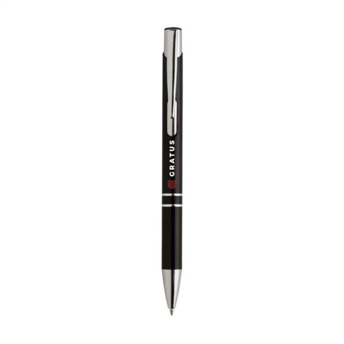 Stylo à bille Ebony Shiny | Aluminium | Brillant métallique