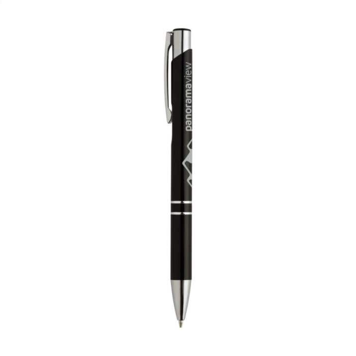 Stylo à bille Ebony Shiny | Aluminium | Brillant métallique