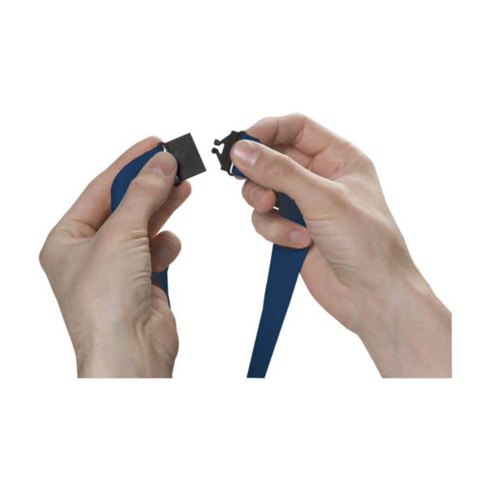 Lanière tour de cou | Polyester | 2,4 cm | Fermeture de sécurité