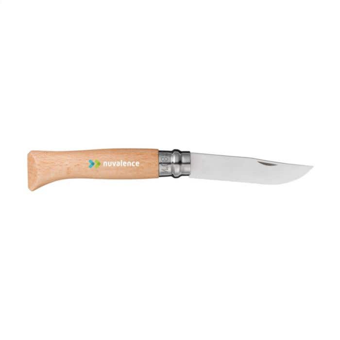 Opinel No 08 Couteau de poche | Bois de hêtre | Acier Sandvik