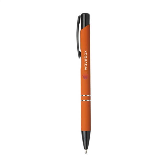 Balpen Ebony Rubberised | Rubber afwerking