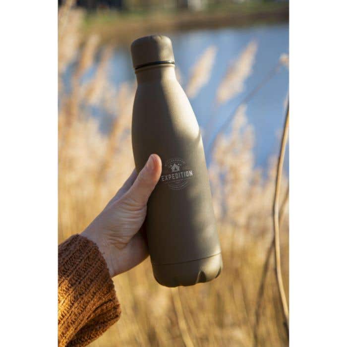 Drinkfles | Gerecycled RVS | 500 ml | Dubbelwandig