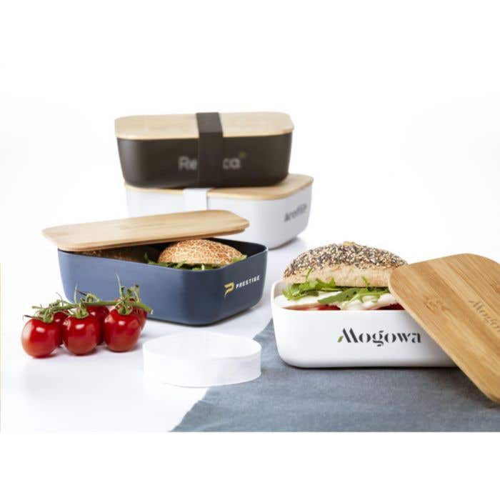 Lunchbox | Bamboe | Met elastiek