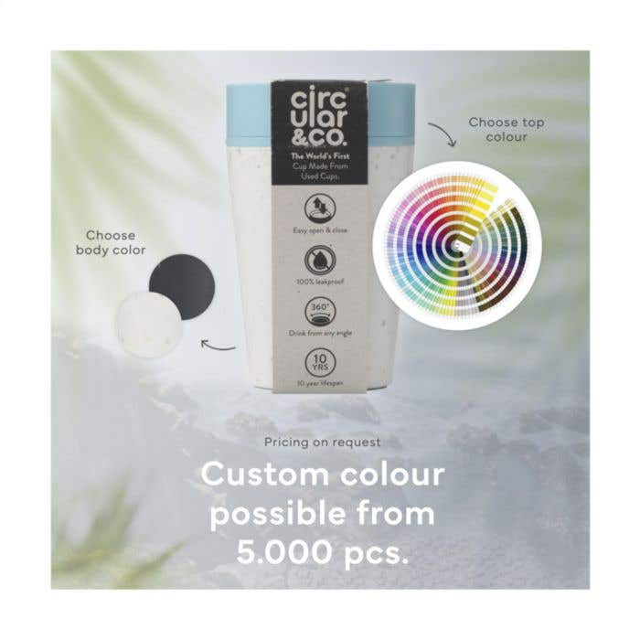 Circular&Co gobelet de voyage Lore | Recyclé | 227 ml | Double paroi