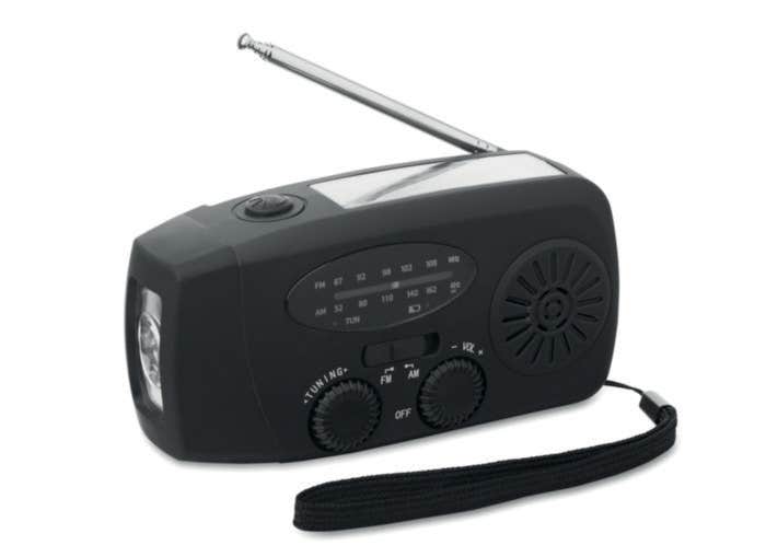 Draagbare radio met LED lamp Onda