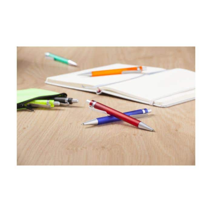 Stylo à bille Boston Trans | Transparent | Clip métal