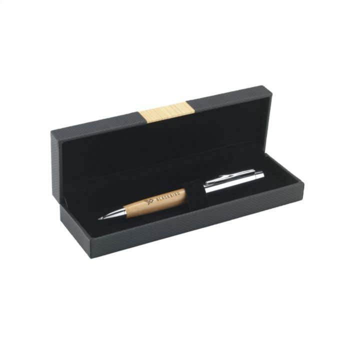 Ensemble de stylos | Bambou | Stylo à bille avec mécanisme rotatif