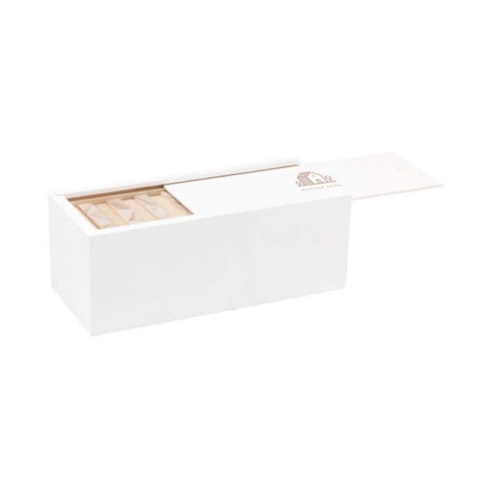 Jeu d'empilement | Bois | 48 blocs | Incl. boîte de rangement