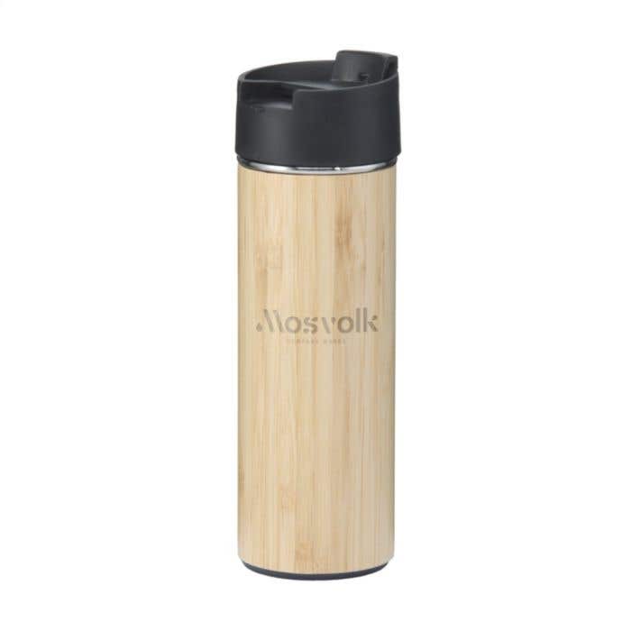 Bouteille isotherme | Bambou | 360 ml | Avec infuseur à thé