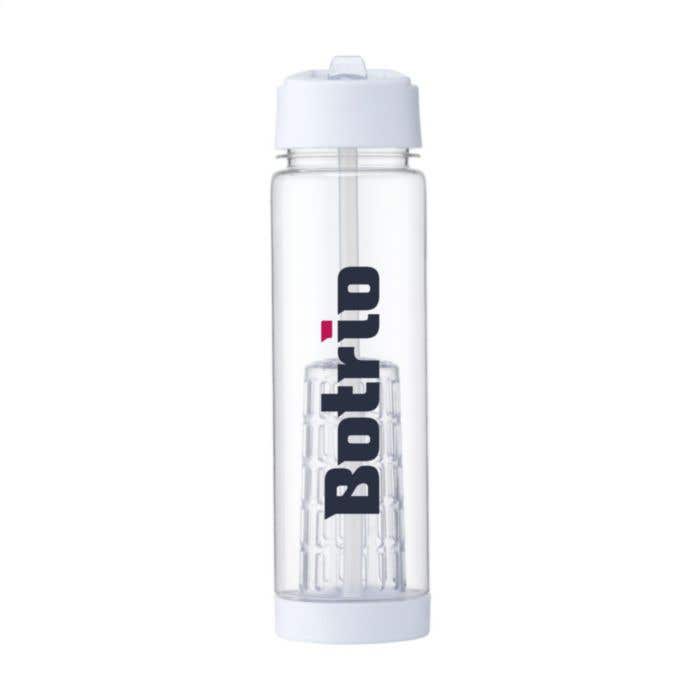 Drinkfles met infuser | 700 ml | Opklapbare drinktuit