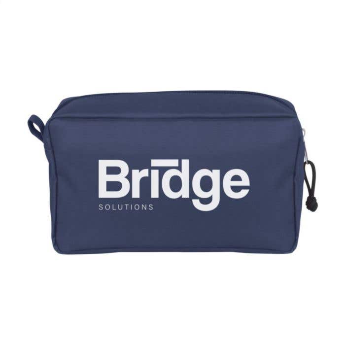 Trousse de toilette | RPET recyclé | Poche zippée supplémentaire