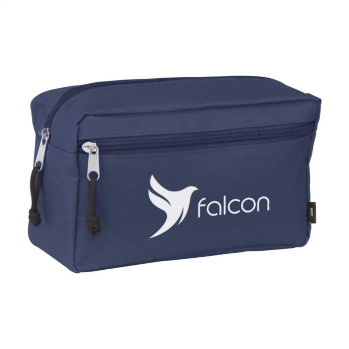 Trousse de toilette | RPET recyclé | Poche zippée supplémentaire