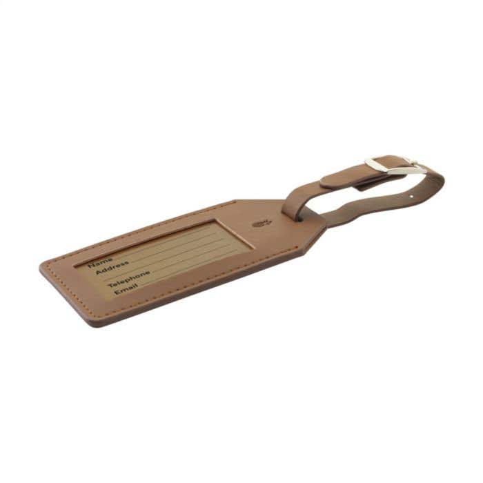 Étiquette à bagages | Cuir vegan | Ananas