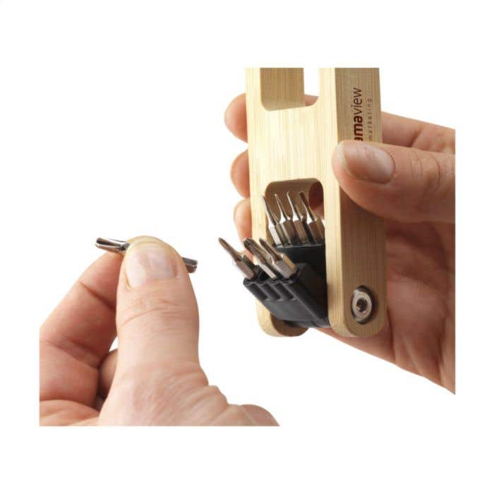Ensemble d'embouts de vissage | Bambou | 9 pièces | Magnétique