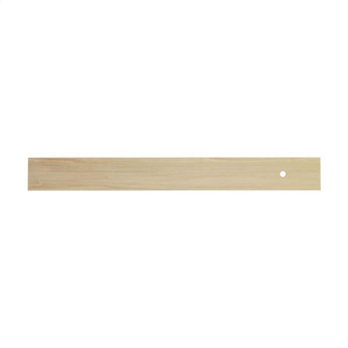 Règle | Bois de tilleul | 30 cm | Bande métallique