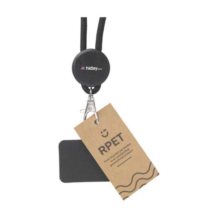 Cordon de téléphone | RPET recyclé | Ajustable | Universel