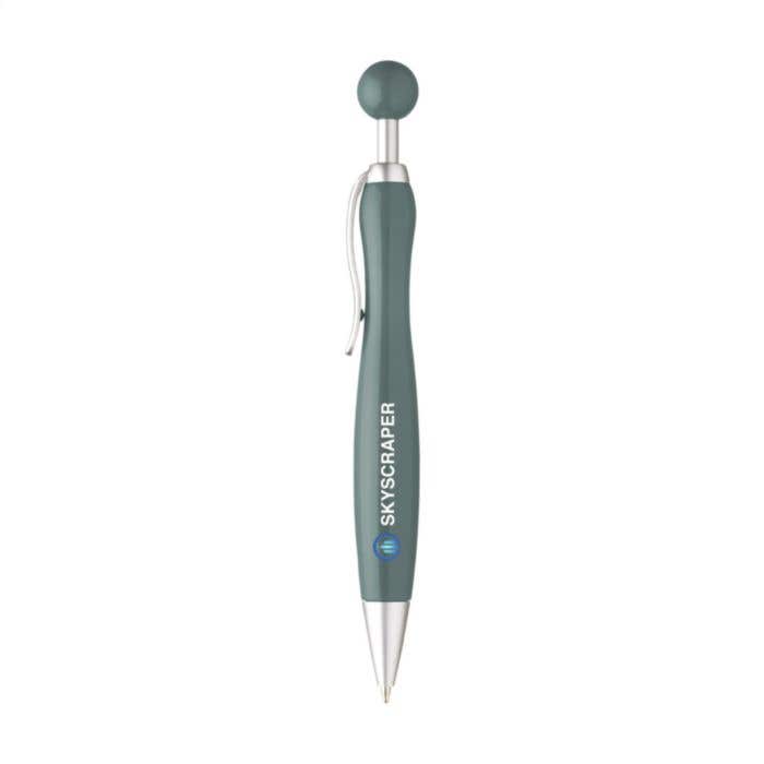 Balpen Jolly | Drukknop | Blauwschrijvend
