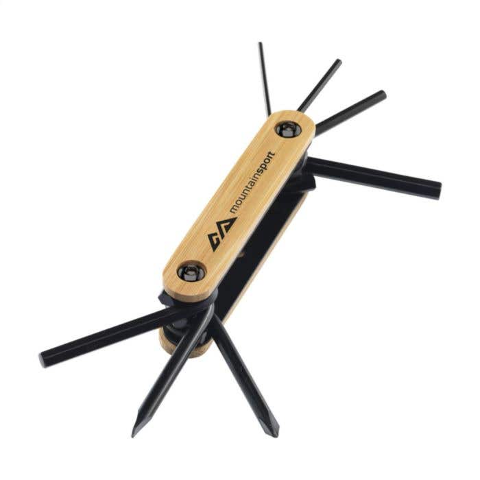 Multitool | Bamboe | 7-delig gereedschap