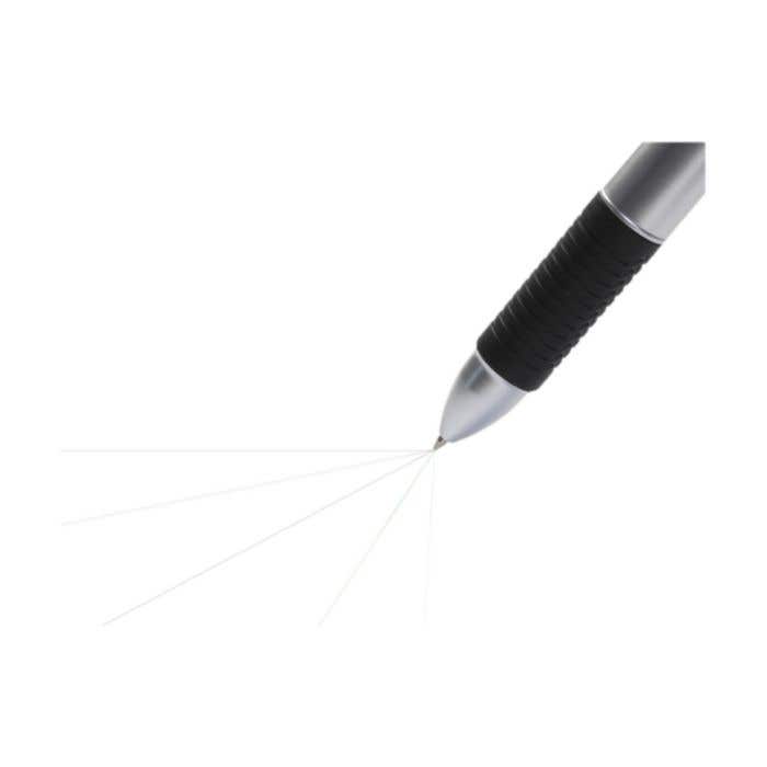 Stylo à bille 5-en-1 | 4 couleurs et porte-mine | Grip en caoutchouc