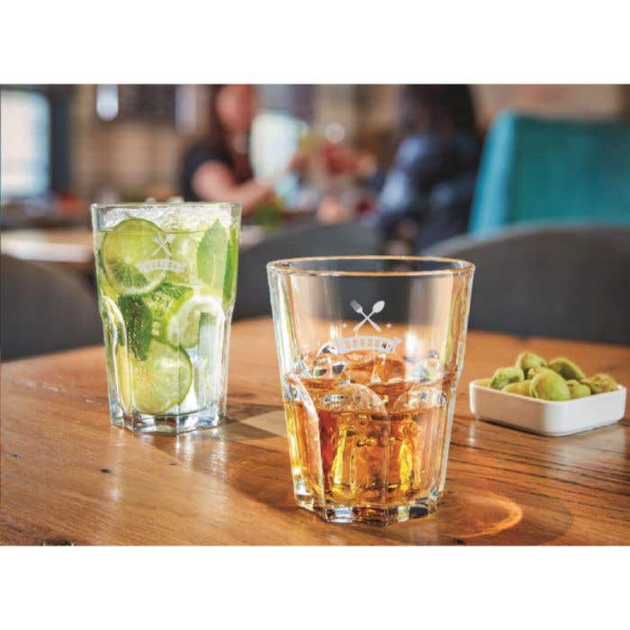 Tumbler | Verre trempé | 420 ml | Empilable