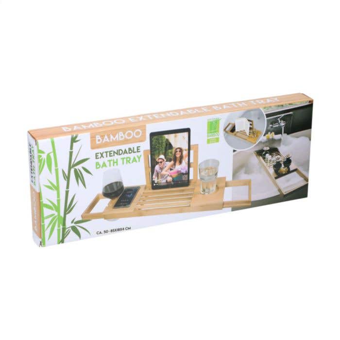 Planche de bain | Bambou | Ajustable | Support téléphone