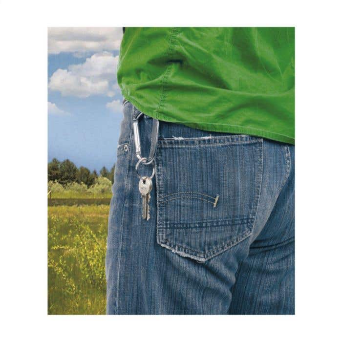 Mousqueton CarabineKey | Aluminium | Avec porte-clés