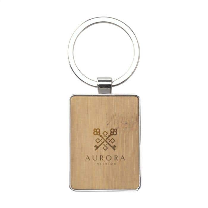 Porte-clés | Bambou | Rectangulaire