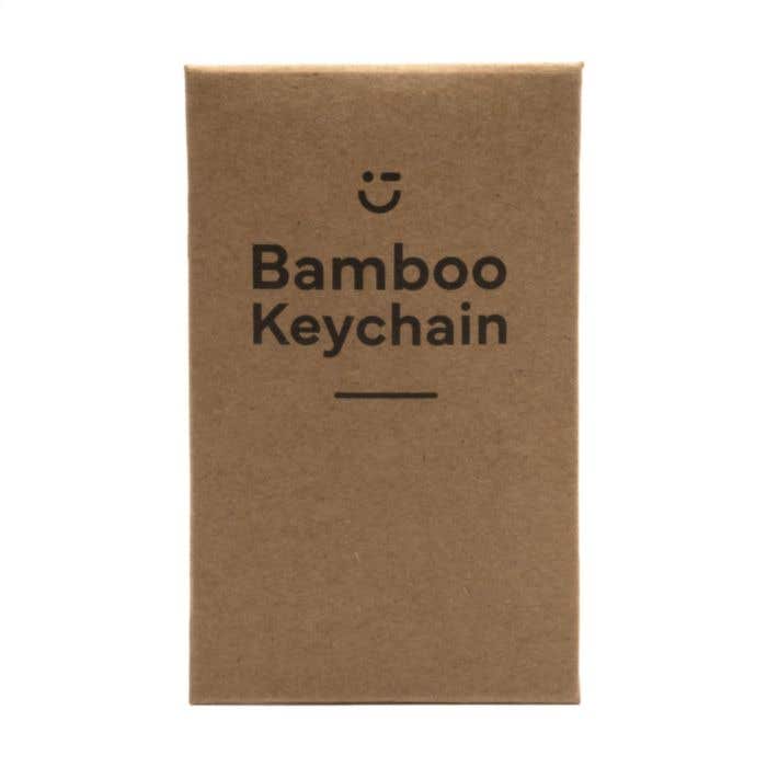 Porte-clés | Bambou | Rectangulaire
