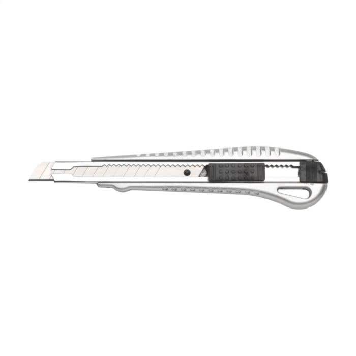 Cutter rétractable | Aluminium | 12 lames