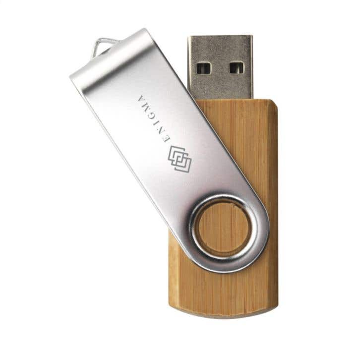 Clé USB | Bambou | 8 Go | Finition carbon