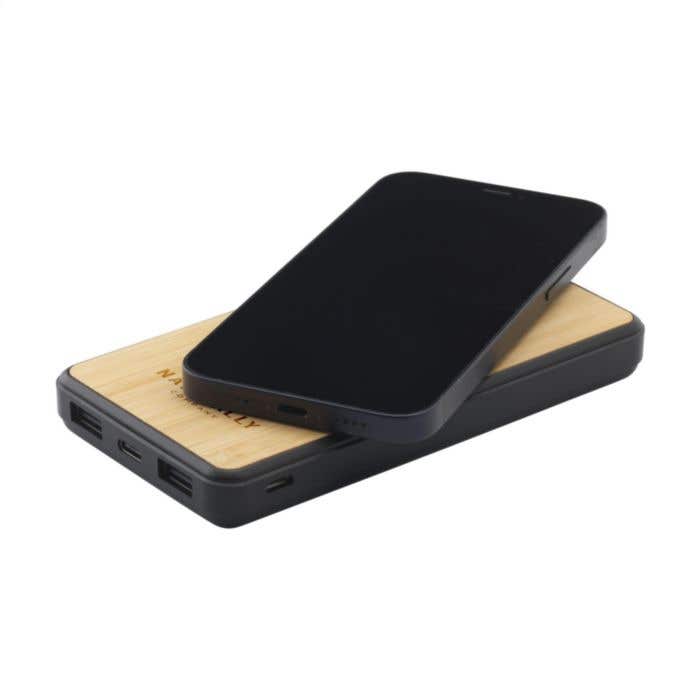 Powerbank | Gerecycled | 10.000 mAh | Draadloos opladen