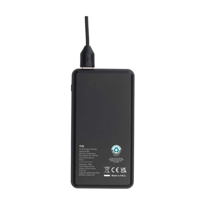 Powerbank | Recyclé | 10.000 mAh | Chargement sans fil