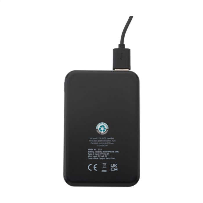 Powerbank | Recyclé | 5.000 mAh | Charge sans fil