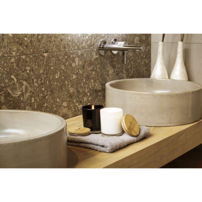 Wooosh Bougie parfumée White Lotus | Cire de soja | Couvercle en bambou