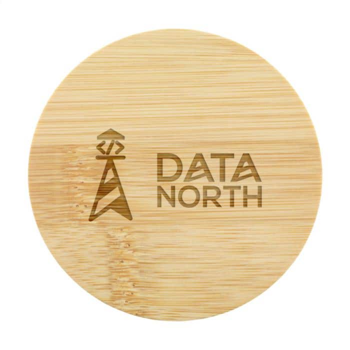 Wooosh Bougie parfumée White Lotus | Cire de soja | Couvercle en bambou