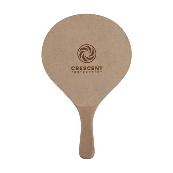 Jeu de plage | MDF | 2 raquettes et balle | Avec filet de rangement