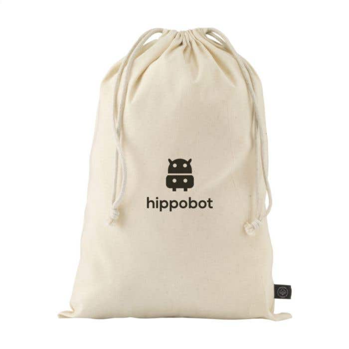 Sac cadeau | Coton recyclé | 4 l | Certifié GRS