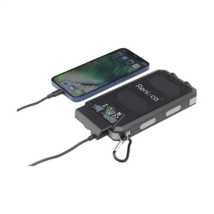 Powerbank | Gerecycled | 8.000 mAh | Solar panel